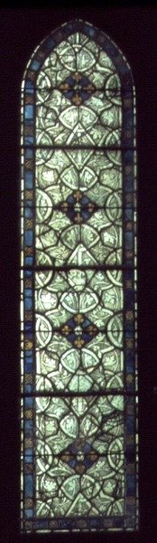 Raam van de St. Germain de Pres Kathedraal door French School