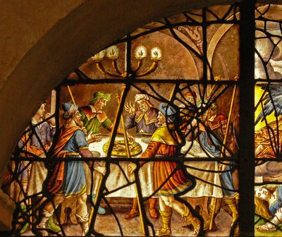 Raam in het Charnier (w.6) met het Pascha door French School