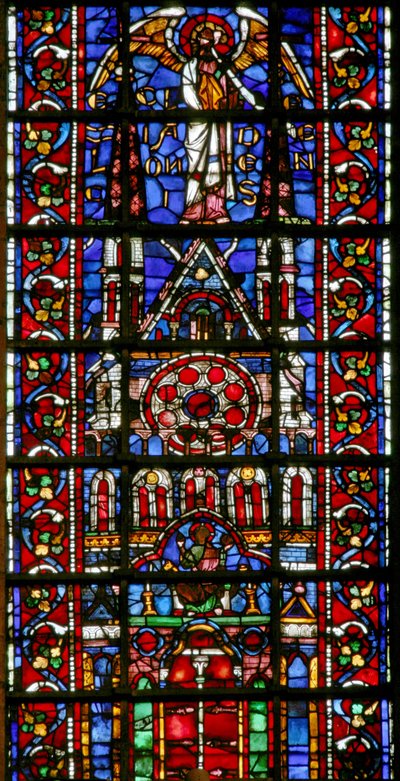 De kerk kathedraal van Laon door French School