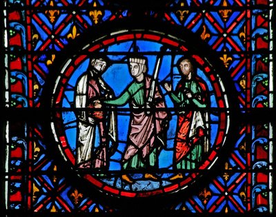 Judith toont het hoofd van Holofernes door French School