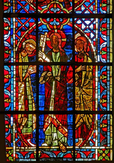 Ramen w204 met St. Petrus krijgt de sleutel(s) van Christus in aanwezigheid van St. Paulus door French School