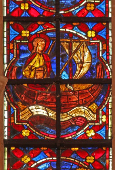 St. Johannes vaart naar Patmos door French School