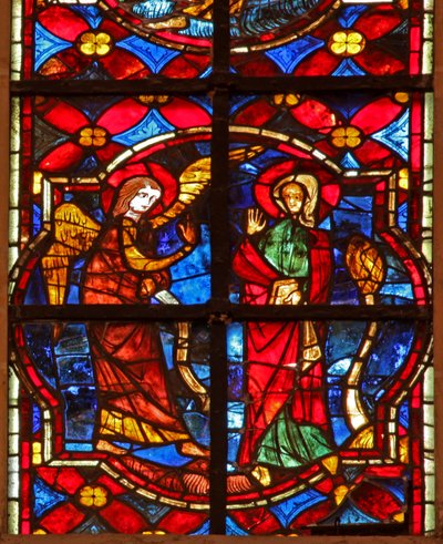 De aankondiging van St. Johannes de Doper aan Zacharias in de tempel door French School
