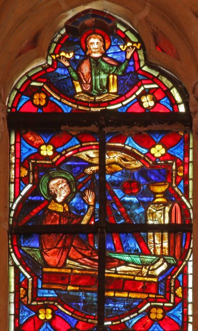 De dood en tenhemelopneming van St. Johannes door French School