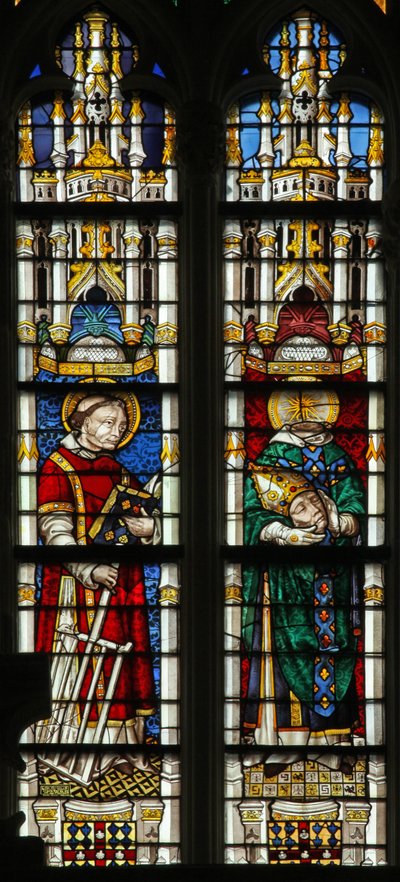 St. Laurentius en St. Denis door French School