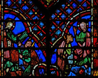 God geeft Mozes de tafelen van de wet door French School