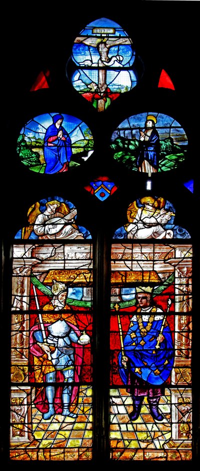 Karel de Grote en St. Lodewijk door French School