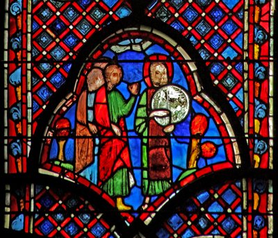St. Johannes de Doper: Ecce Agnus Dei door French School