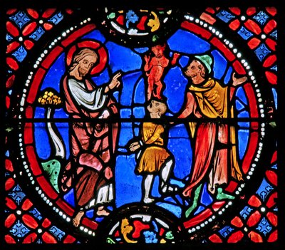 St. Andreas verdrijft een demon door French School