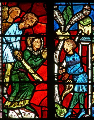 Raam wXX met St. Valery vervolgd omdat hij geen afgoden aanbidt door French School