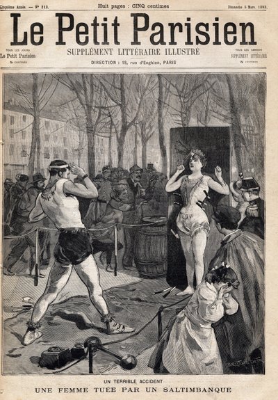 Vrouw per ongeluk gedood tijdens een show van een straatartiest op de Place des Quinconces in Bordeaux. Een van de krant 