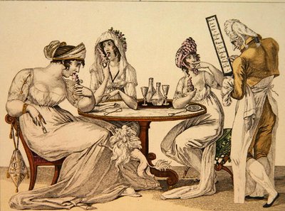 Vrouwen in een ijssalon, plaat 4 uit 