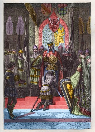 Ridderslag - De Accolade - La Chevalerie - Zachtmoedigheid van een ridder - L