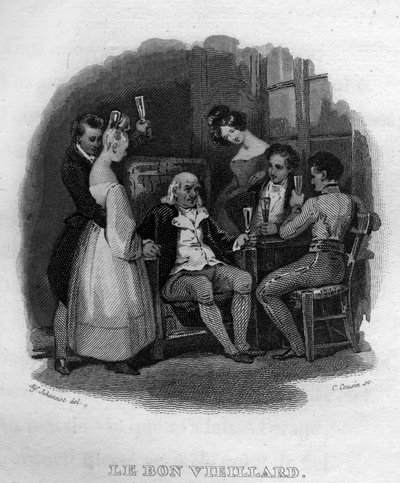 Le bon vieillard Chanson de Beranger in 