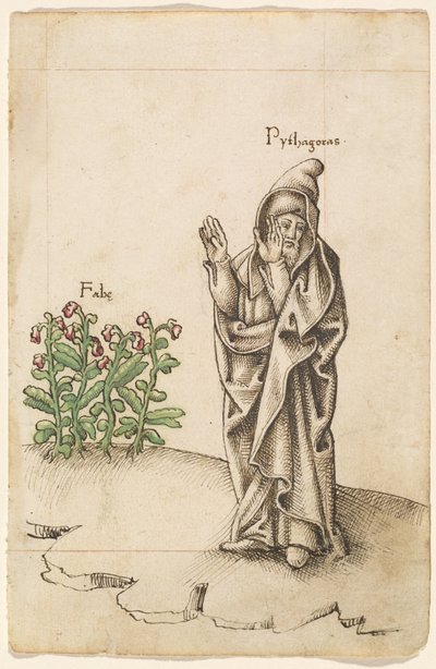 "Eet Geen Bonen" (fol. 25 recto) door French early 16th Century