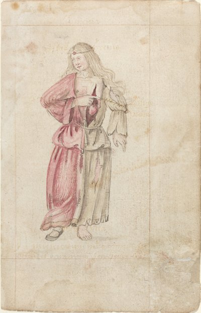 Personificatie van vriendschap (Amicitia) door French early 16th Century
