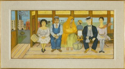 De vrachtwagen door Frida Kahlo