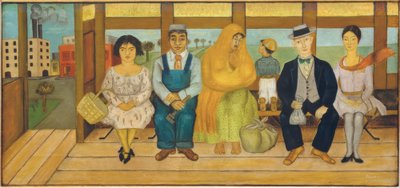 De vrachtwagen door Frida Kahlo