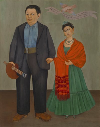 Frieda en Diego Rivera door Frida Kahlo