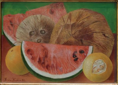 Blikken of De kokosnoten door Frida Kahlo