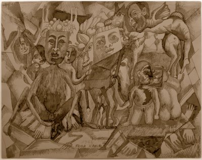 Maskers door Frida Kahlo
