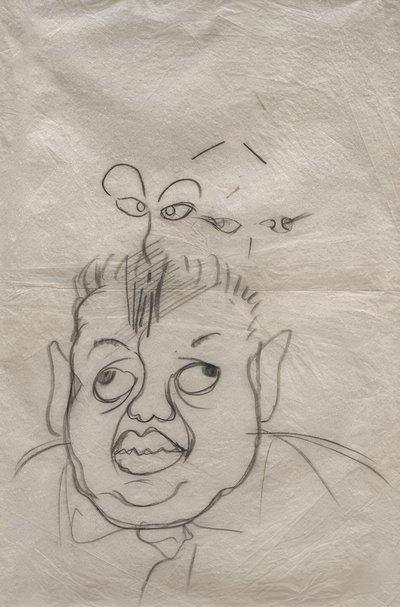 Portret van Diego Rivera door Frida Kahlo