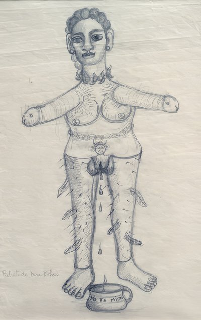 Portret van Irene Bohus door Frida Kahlo