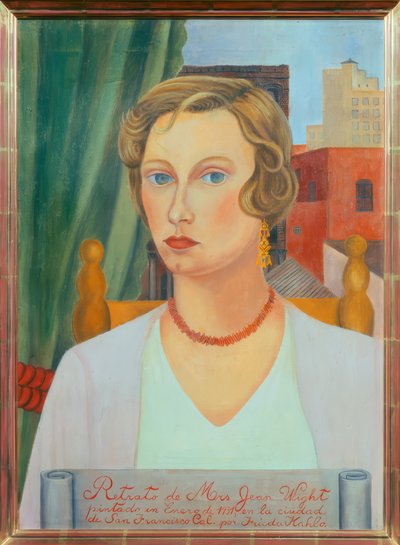 Portret van mevrouw Jean Wight door Frida Kahlo