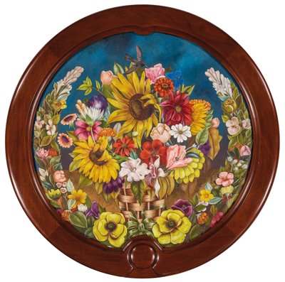 De bloemenmand door Frida Kahlo