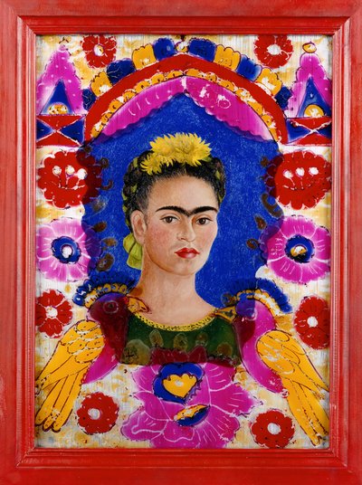Het frame (zelfportret) door Frida Kahlo