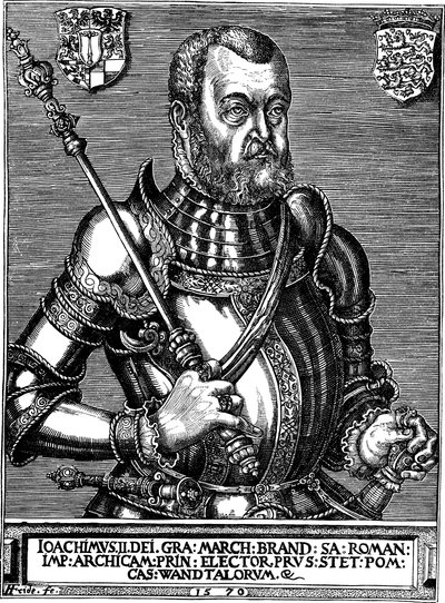 Portret van Joachim II Hector 1505-1571, keurvorst van Brandenburg, 1570 door Friderich