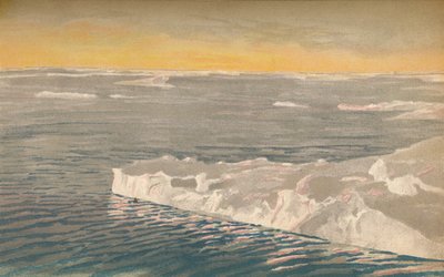 Avond tussen het drijfijs, 22 september 1893 door Fridtjof Nansen
