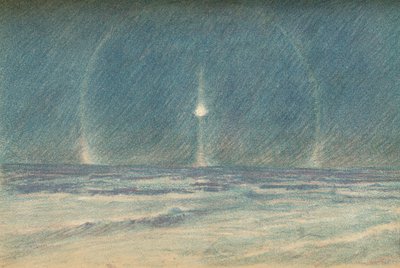 Lichtverschijnselen in de Poolnacht, 22 november 1893 door Fridtjof Nansen