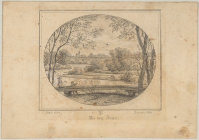 Aan de Isar door Friedrich (Woldemar Friedrich) Olivier