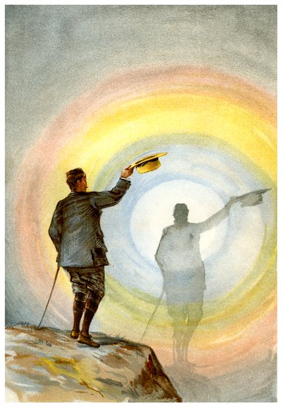 Het spook en de cirkelvormige regenboog, 1898 door Friedrich Arnold Brockhaus