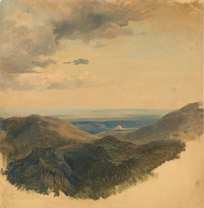 Uitzicht op het Donaudal door Friedrich August Mathias Gauermann