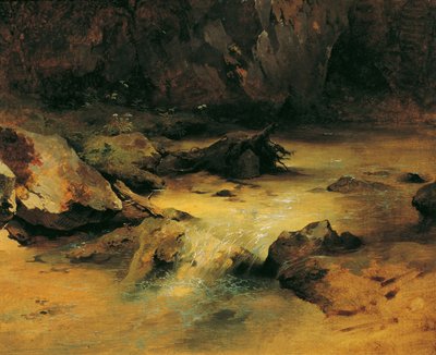 Bergbeek door Friedrich August Mathias Gauermann