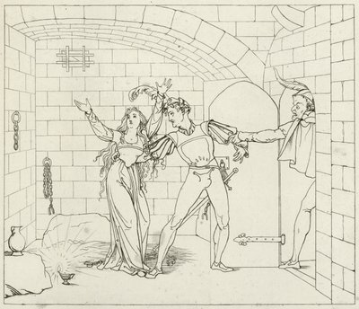 Illustratie voor Goethes Faust door Friedrich August Moritz Retzsch