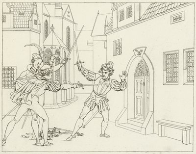 Illustratie voor Goethes Faust door Friedrich August Moritz Retzsch