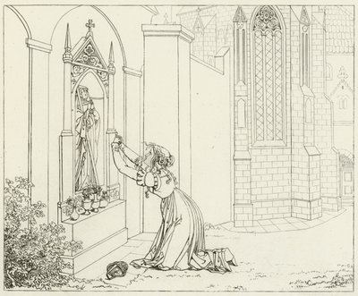 Illustratie voor Goethes Faust door Friedrich August Moritz Retzsch