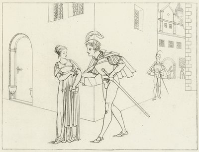 Illustratie voor Goethes Faust door Friedrich August Moritz Retzsch