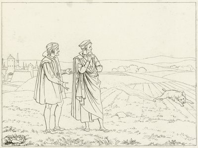 Illustratie voor Goethes Faust door Friedrich August Moritz Retzsch