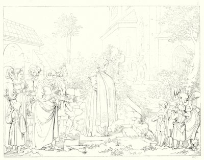 Illustratie voor Schillers Lied von der Glocke door Friedrich August Moritz Retzsch