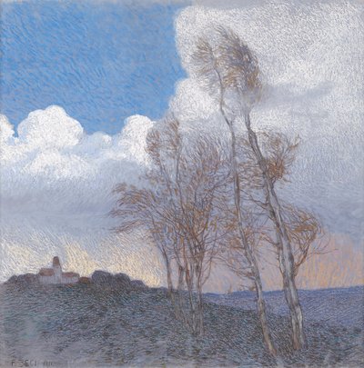 Onweer door Friedrich Beck