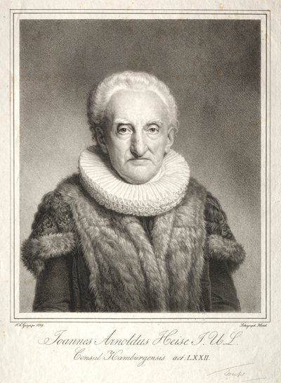Johann Arnold Heise door Friedrich Carl Groger