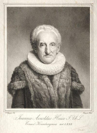 Johann Arnold Heise door Friedrich Carl Groger