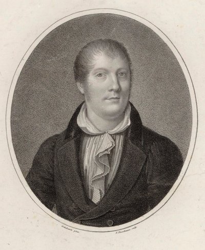 Portret van de violist en componist Louis Spohr 1784-1859, 1820 door Friedrich Fleischmann