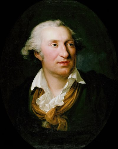 Portret van Johann Gottfried Schadow 1764-1850 door Friedrich Georg Weitsch