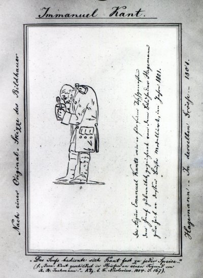 Kant mengt mosterd, 1801 door Friedrich Hagemann