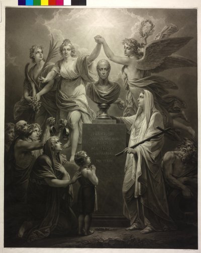 Apotheose van keizer Franz II - De zegening van de vrede door Friedrich Heinrich Fuger